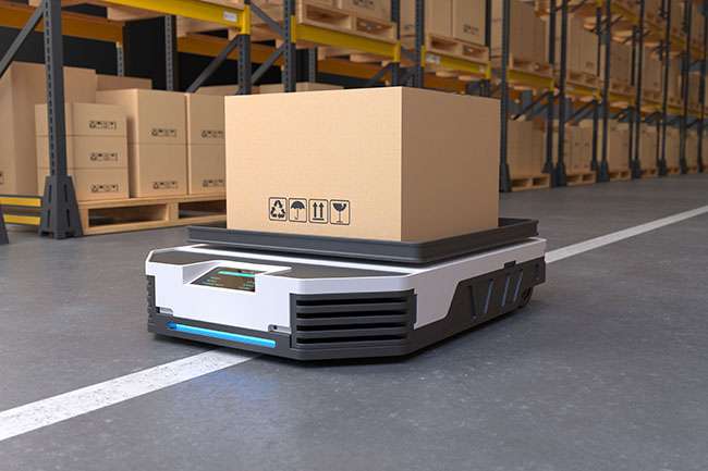 Un AMR - Automated Mobile Robot